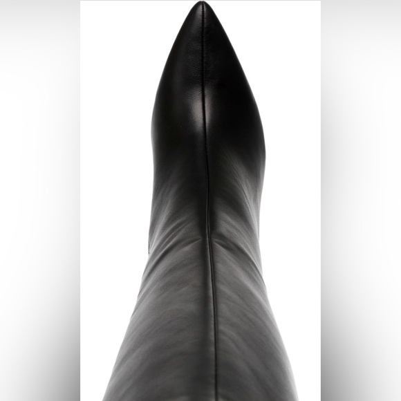 Wild Pair Womens IslahWC Black Faux Leather Tall Knee-High Boots Shoes New sz 8 - Picture 2 of 9